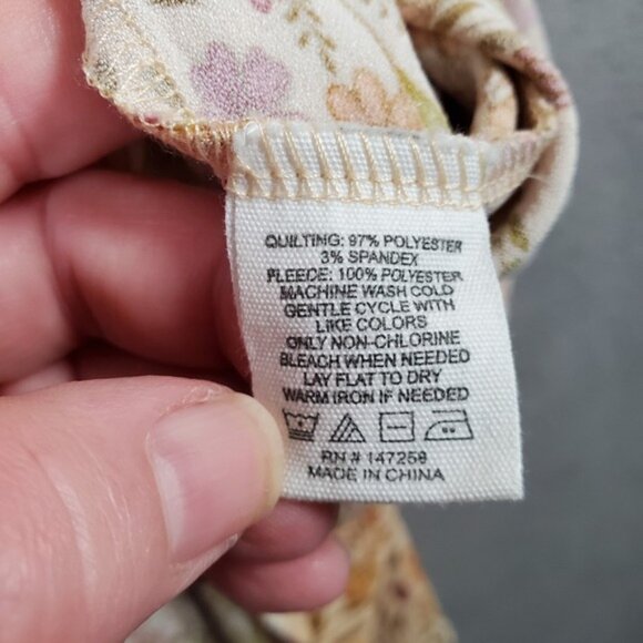 Simply Southern Dress Womens L Floral Smocked Milkmaid Cottage Tiered Prairie - Picture 9 of 9